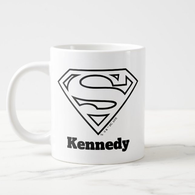 Grande Tasse Supergirl Outline S-Shield (Gauche)