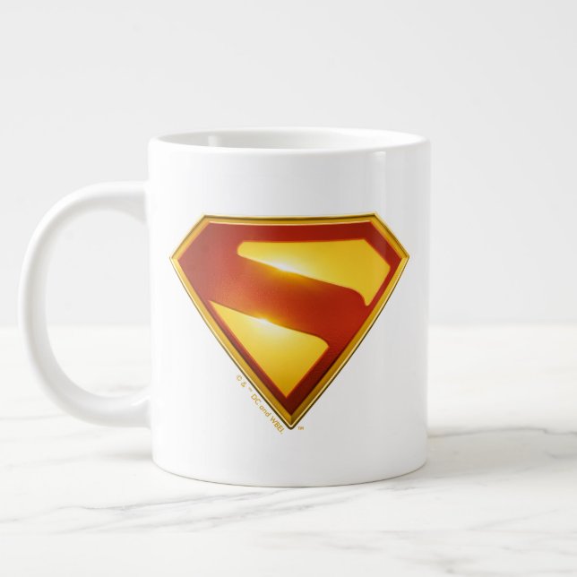 Grande Tasse Superman Golden S Shield brillance (Gauche)