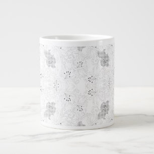 Grande Tasse Superposition de grille transparente – Texture PNG
