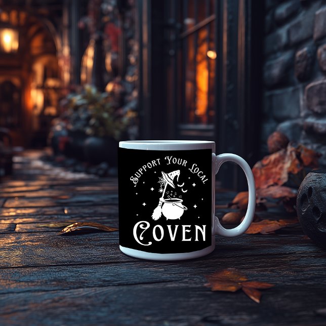 Grande Tasse Support Your Local Coven (Créateur téléchargé)