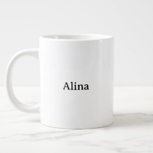 Grande Tasse supprimer le texte ajouter son propre design Jumbo
