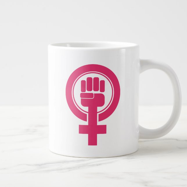 Grande Tasse Symbole de résistance des femmes (Droite)
