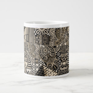 Grande Tasse Symboles historiques anciens Style de tatouage