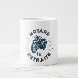 Grande Tasse T-shirt Motard à la retraite
