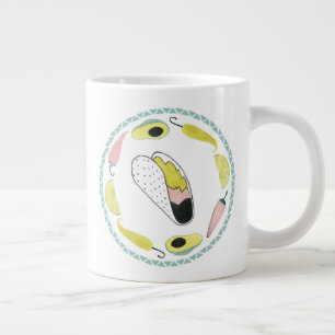 Grande Tasse Taco à propos d'amour   Taco Element Circle