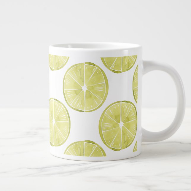 Grande Tasse Taco à propos de ça | Motif de chaux (Droite)