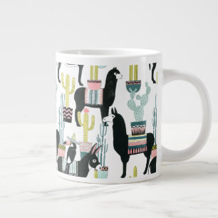 Grande Tasse Taco sur l'amour  Llama & Donkey Motif