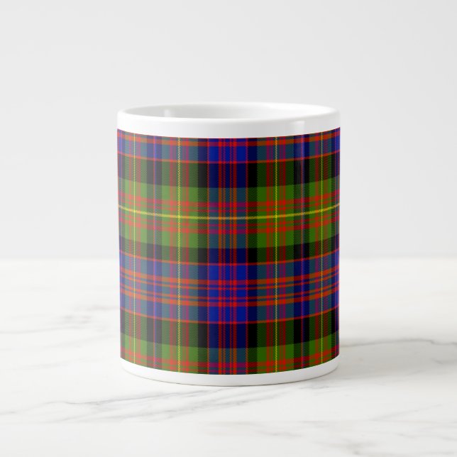 Grande Tasse Tartan écossais de Carnegie (Devant)