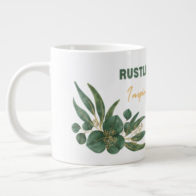 Grande Tasse Taza Hojas Eucalipto (Gauche)