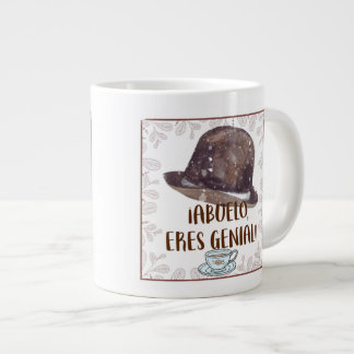 Grande Tasse Taza Jumbo. Abuelo, eres génie !.