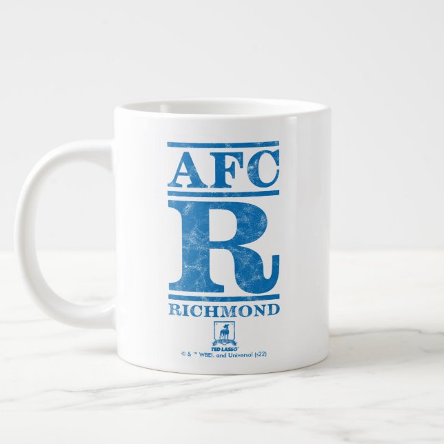 Grande Tasse Ted Lasso | AFC R Richmond Text Logo (Gauche)