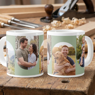 Grande Tasse Tendance 4 Photo Arch Photo Vert Sauge