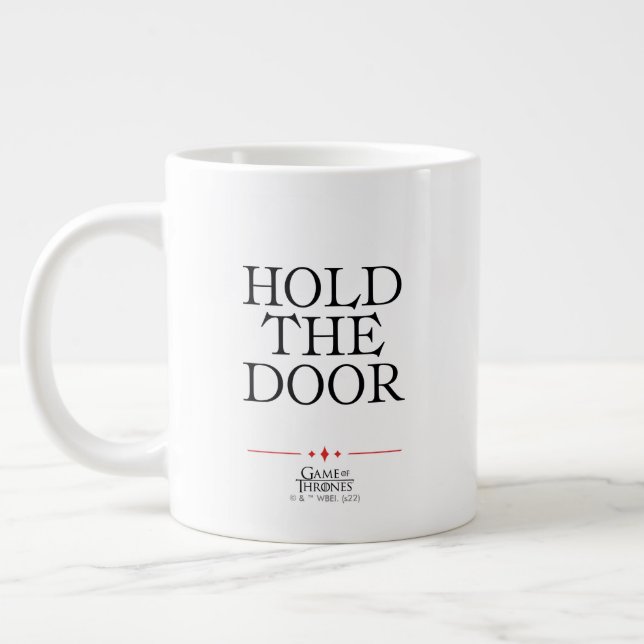 Grande Tasse Tenez La Porte (Gauche)