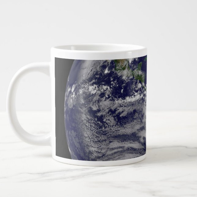 Grande Tasse Terre Pleine Avec Tempêtes Tropicales Dans L'Atlan (Gauche)