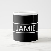 Texte personnalisable | Bold Modern Black & White