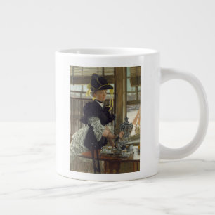 Grande Tasse Thé 1872 (huile sur bois)