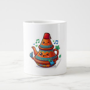 Grande Tasse Théière marocaine Kawaii - Bâton Berred mignon