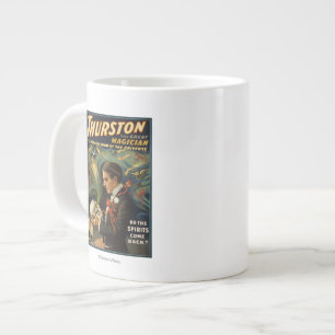 Grande Tasse Thurston le grand magicien tenant la magie du crâ