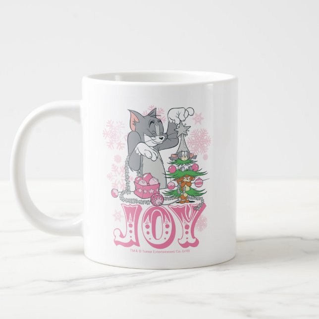 Grande Tasse Tom, Jerry et Nibbles décorent la joie (Gauche)
