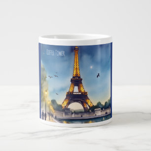 Grande Tasse Tour Eiffel, Paris, Une nuit magique à l'Eiffel