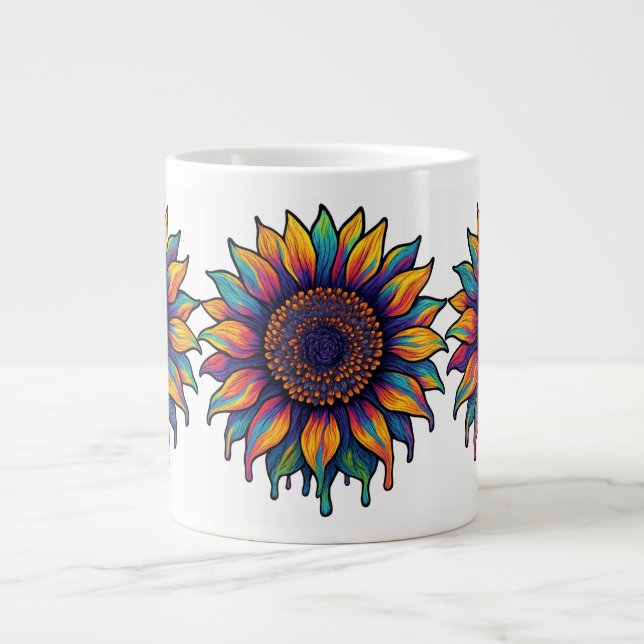 Grande Tasse Tournesol cool Trippy (Devant)