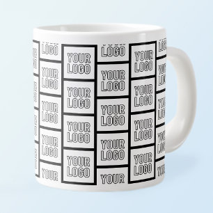 Grande Tasse Tout motif répétitif de logo ou d'image