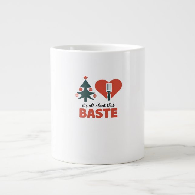 Grande Tasse Tout Sur Ce Baste Noël Classique (Devant)