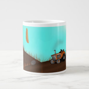 Grande Tasse Tracteur agricole vintage