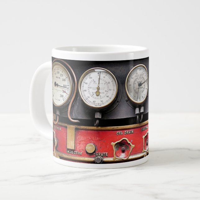 GRANDE TASSE TRAIN À VAPEUR (Devant gauche)