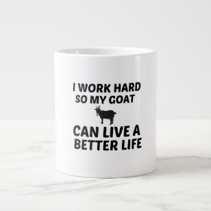 GRANDE TASSE TRAVAIL DE CHÈVRE MEILLEURE VIE