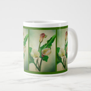 Grande Tasse Trois Lys Calla Étonnant Botanique Acrylique