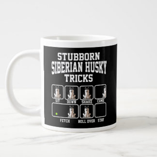 Grande Tasse Trucs de chien têtu Sibérie Husky Chien Maman Truc