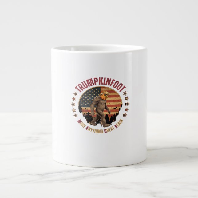 Grande Tasse Trumpkinfoot Bigfoot Trumpkin rendre tout grand (Devant)