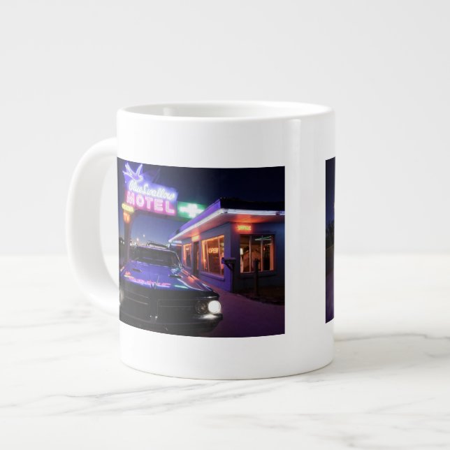 Grande Tasse Tucumcari, Nouveau-Mexique, États-Unis. Route 66 (Devant gauche)