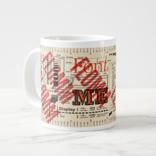 Grande Tasse Typographie FLommwoorde Edition