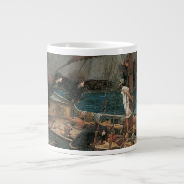 Grande Tasse Ulysse et les sirènes par John William Waterhouse (Devant)