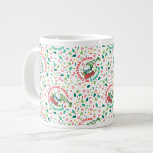 Grande Tasse Un clin d'oeil à Noël Motif