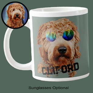 Grande Tasse Un joli Goldendoodle ou votre chien Papa Log Photo