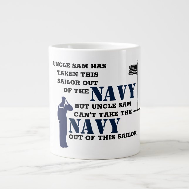 GRANDE TASSE UNCLE SAM A RETIRÉ CE NAVIRE DE LA MARINE (Devant)