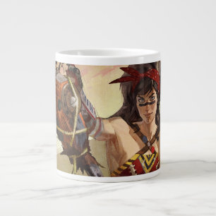 Grande Tasse Une crise infinie Illustration d'une Femme Merveil