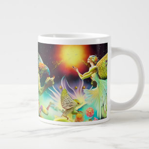 Grande Tasse Une époque de peinture à l'huile repensée