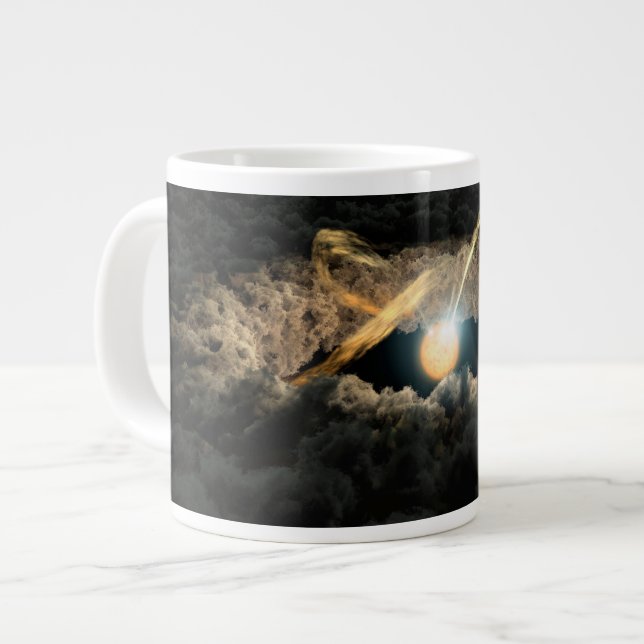 Grande Tasse Une Étoile Entourée D'Un Disque Protoplanétaire (Devant gauche)
