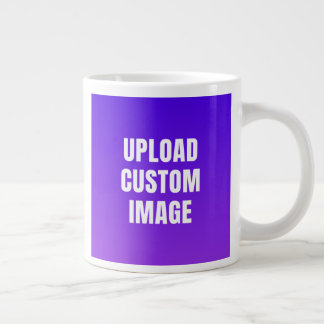 Grande Tasse Upload 2 Custom Image - Add Your Own To Print On A