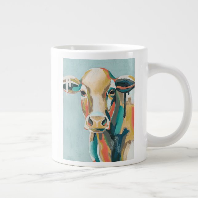 Grande Tasse Vache colorée (Droite)