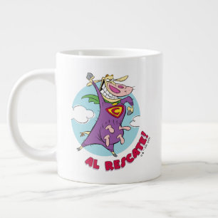 Grande Tasse Vache et poulet Super Vache Al Rescate!