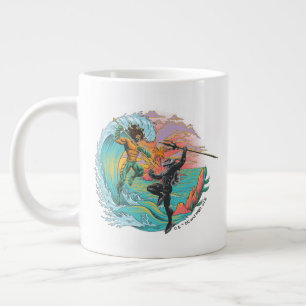 Grande Tasse Vague marémotrice Aquaman & Black Manta
