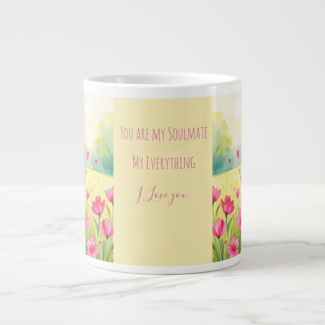 Grande Tasse Valentine, You are my Soulmate, My Everything (Devant)