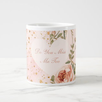Grande Tasse Valentine's Day, Do You Miss Me To,Pink Love Heart