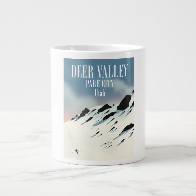 Grande Tasse Vallée du Cerf, ville du parc, Utah, affiche de sk (Devant)