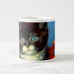 Grande Tasse Van Gogh Tuxedo Cat